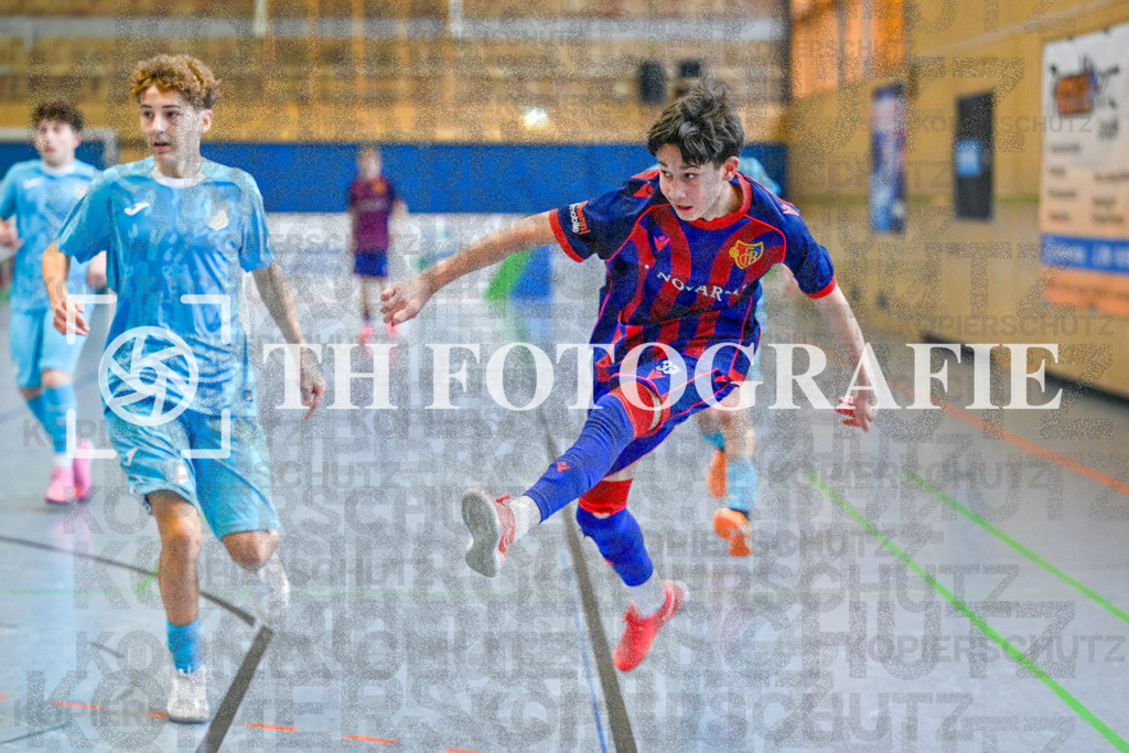 GER, TSG Hoffenheim - FC Basel, Fussball, U14 Hallenturnier, PS-Immo-Cup 2026, 18.01.2026 | Hoffenheim, Basel