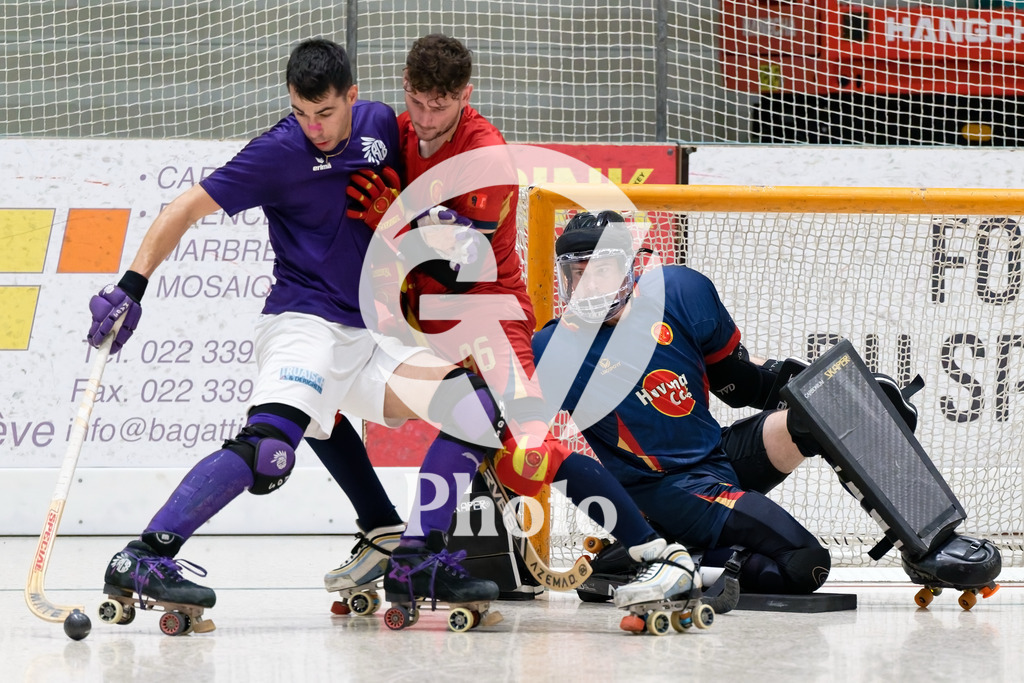 LNA - Geneve RHC v RC Biasca |  during the LNA match between Geneve RHC and RC Biasca at Centre Sportif Queue D'Arve in Geneve, Switzerland
