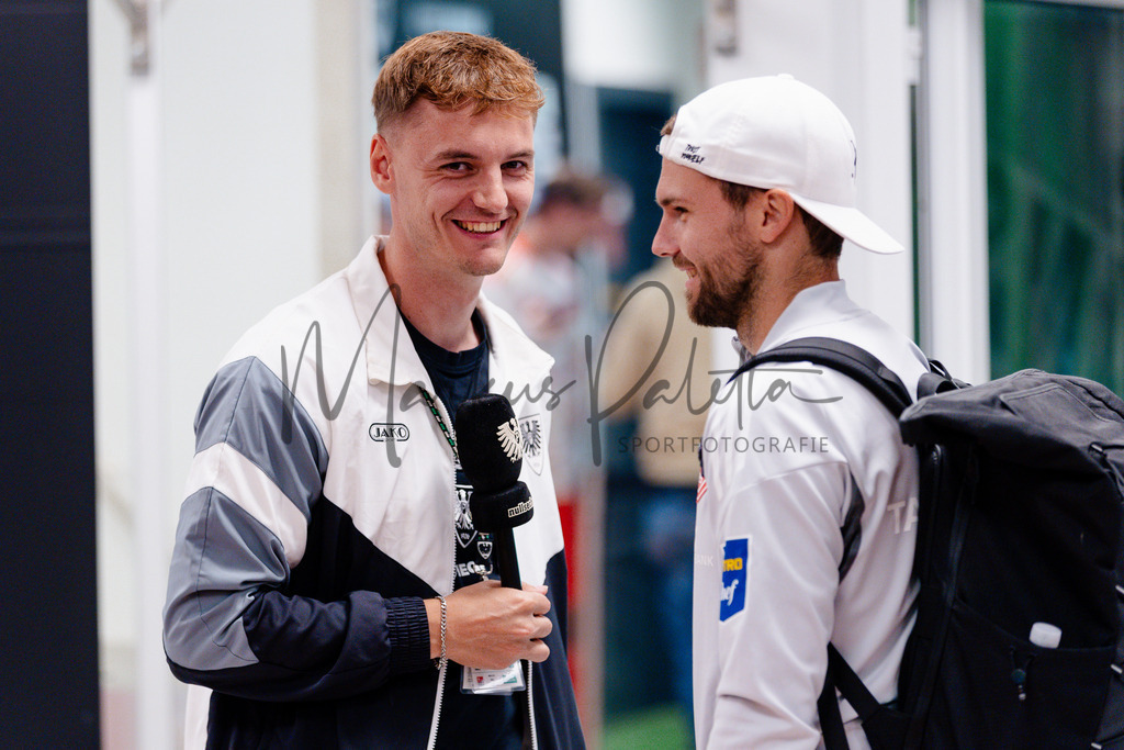2. Bundesliga, Saison 2025/26, 5. Spieltag : SC Preußen Münster - Fortuna Düsseldorf | Münster, 14.09.2025: 2. Bundesliga, 5. Spieltag, SC Preußen Münster gegen Fortuna Düsseldorf im LVM-Preußenstadion in Münster. Foto: sportfotografie.ms | Markus Paletta - Realisiert mit Pictrs.com