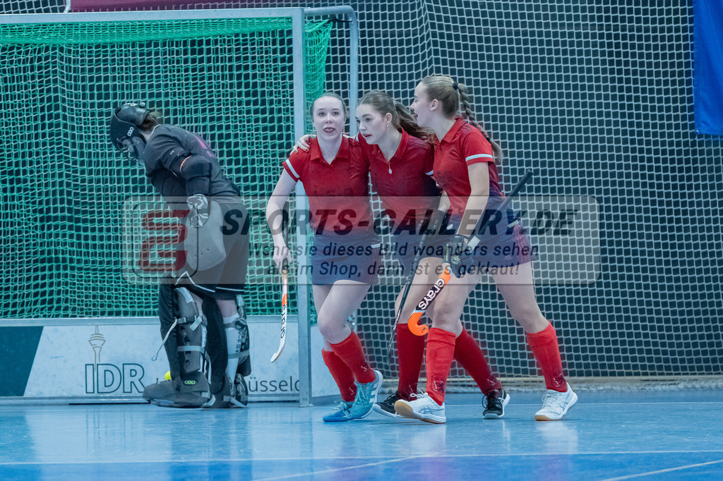 HK_20240303_109130 | Spiel um Platz 3 Deutsche Meisterschaft WU16 am 3.3.2024 Halle DHC, Düsseldorf ,