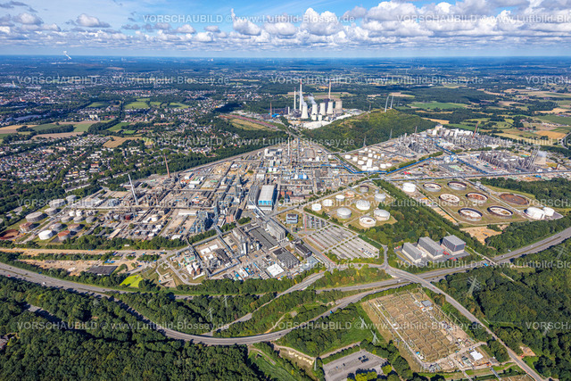 Gelsenkirchen220801929Buer | Luftbild, Ruhr Öl BP Gelsenkirchen Raffinerie, Uniper Kraftwerk Scholven Kühltürme, Scholven, Gelsenkirchen, Ruhrgebiet, Nordrhein-Westfalen, Deutschland