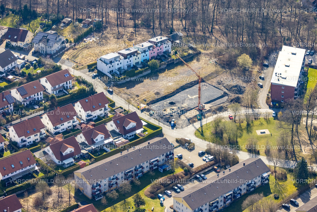 Arnsberg220301729Neheim | Luftbild, Baustelle und Neubaugebiet Ernst-König-Straße und Anton-Cöppicus-Straße in Neheim, Arnsberg, Sauerland, Nordrhein-Westfalen, Deutschland