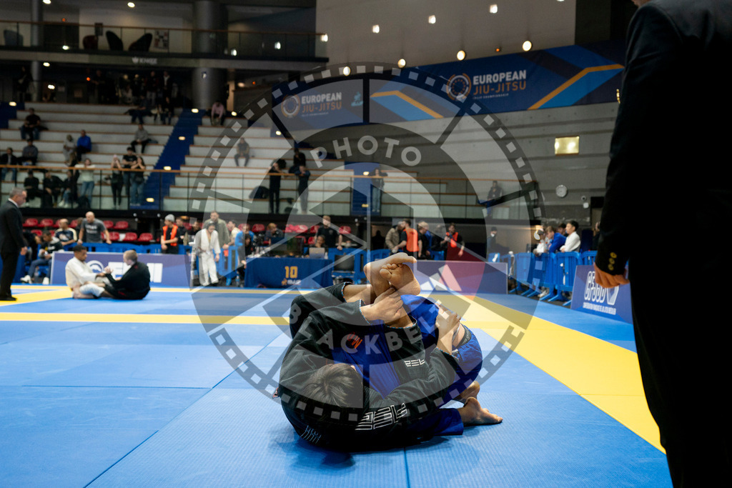 20240124PBB00174 | Fighters compete during the second day of the IBJJF European Championship in Paris, France, on January 24, 2024.