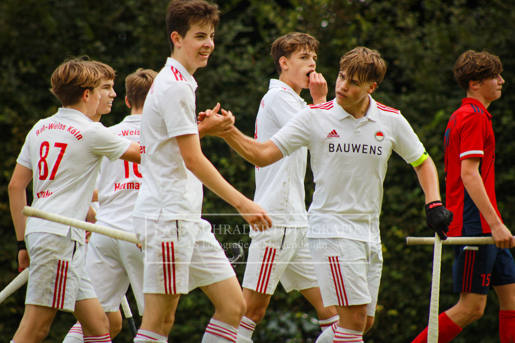 MU16 2. HF Westdeutsche Meisterschaft  Rot-Weiß Köln - Düsseldorfer HC 07.10.23 Gladbach-46 | lanaschraderfotografie - Realisiert mit Pictrs.com