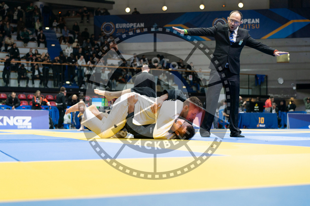20240119PBB2358 | Fighters compete during the IBJJF European Championship in Paris, France, on January 19, 2024.