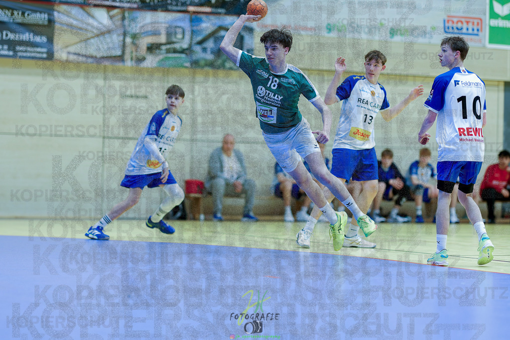 mJC-Regionalliga, Halbfinale Hessenmeisterschaft; HSG Dutenhofen/Münchholzhausen - TSV Pfungstadt | mJC-Regionalliga, Halbfinale Hessenmeisterschaft; HSG Dutenhofen/Münchholzhausen - TSV Pfungstadt am 15.03.2025 in Münchholzhausen (Sporthalle Münchholzhausen)Photo © 2025 - Jörg Heinrich - Realisiert mit Pictrs.com