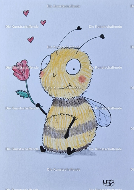 The ArtCreator-124559 | Kunstdruck von handgemalter Postkarte. | Art print from hand painted postcard. - Realisiert mit Pictrs.com