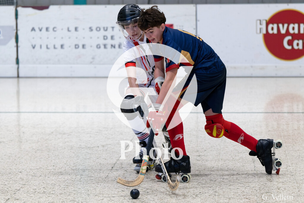 U17  - SC Thunerstern  v Geneve RHC A  |  during the U17  match between SC Thunerstern  and Geneve RHC A  at Centre sportif de la queue d'arve in Geneve, Switzerland