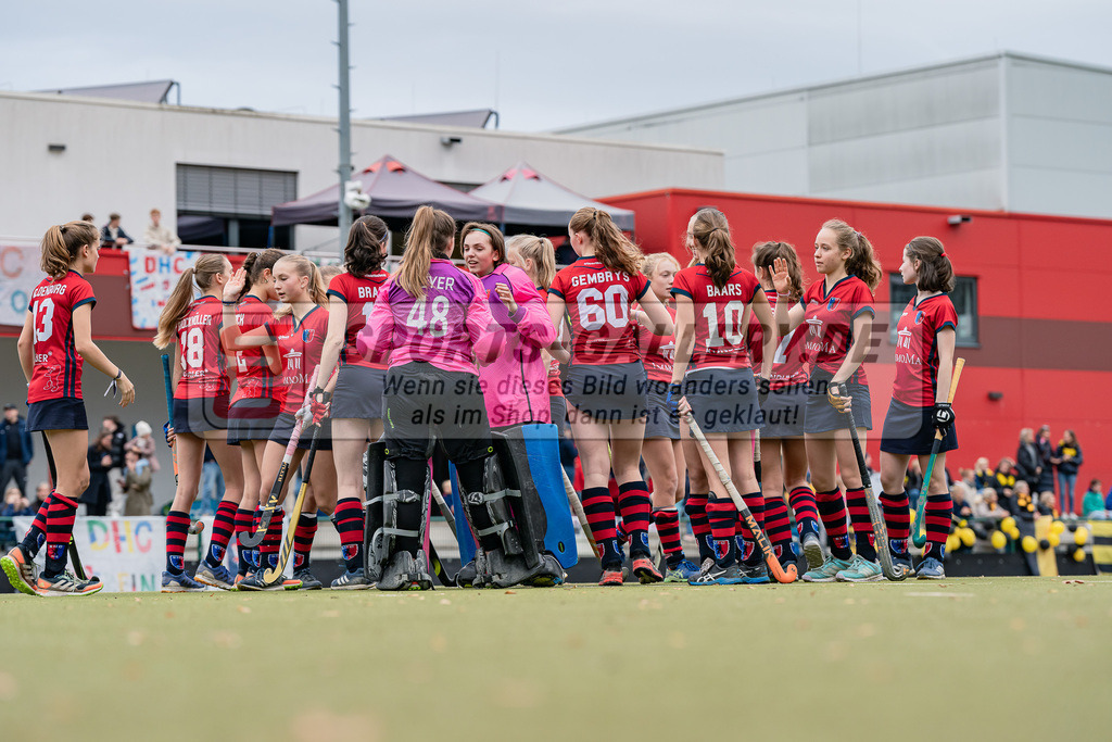 HK_20231022_903101 | Platz 3 Deutsche Meisterschaft Feld WU16 Berliner HC - Harvestehuder THC am 22.10.2023 DHC, Düsseldorf ,