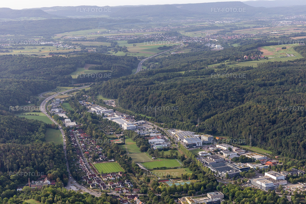 Luftbild: Derendingen im Ortsteil Gartenstadt in Tübingen im Bundesland Baden-Württemberg in Deutschland. Foto: IMG_008579.jpg vom 27.08.2020 durch Werner Riehm/FLY-FOTO.de