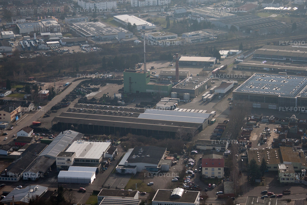 Luftbild: Landau Nord, Im Grein in Landau in der Pfalz im Bundesland Rheinland-Pfalz in Deutschland. Foto: IMG_61651.jpg vom 18.01.2014 durch Werner Riehm/FLY-FOTO.de