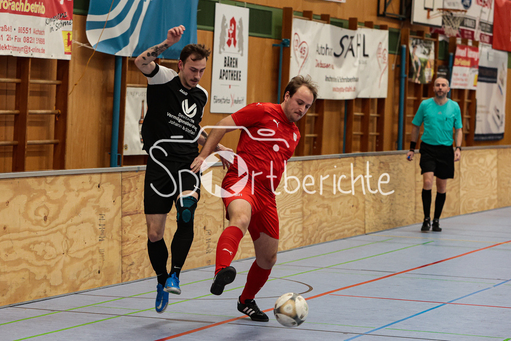 Maerbraeu-Cup BC Aichach II | SC Eurasburg (links) im Duell mit TSV Schäftlarn / Vorrunde
