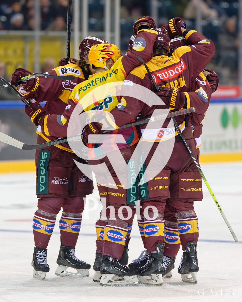 National League - Geneve Servette HC v HC Ajoie | during the National League game between Geneve Servette HC and HC Ajoie at Les Vernets in Geneva, Switzerland