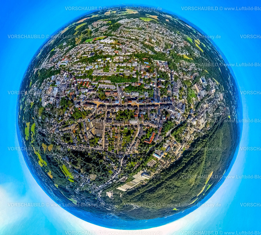Gevelsberg240890804Mittelstrasse | Luftbild, City Innenstadtansicht, Wohngebiet Mittelstraße und Rathaus Stadtverwaltung, Erdkugel, Fisheye Aufnahme, Fischaugen Aufnahme, 360 Grad Aufnahme, tiny world, little planet, fisheye Bild, , Gevelsberg, Ruhrgebiet, Nordrhein-Westfalen, Deutschland