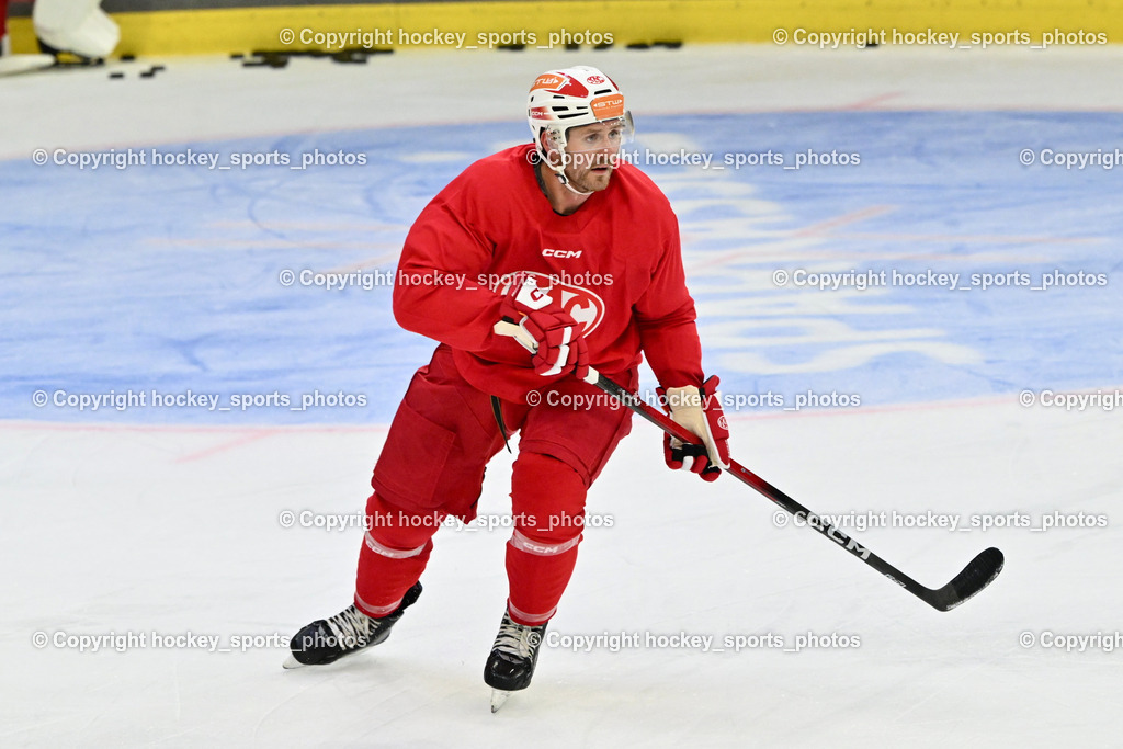 EC KAC Trainingsstart | Jordan Murray, EC KAC Neuzugang, EC KAC Trainingsstart, EC KAC Trainingsstart am 06.08.2025 in Klagenfurt (Heidi Horten Eishalle ), Austria, (Photo by Bernd Stefan)