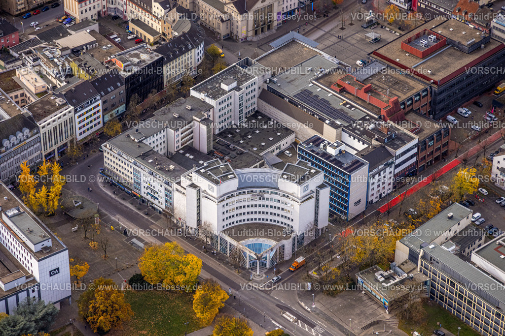 Hagen251101225 | Luftbild, Deutsche Bank Filiale, Mittelstadt, Hagen, Ruhrgebiet, Nordrhein-Westfalen, Deutschland
