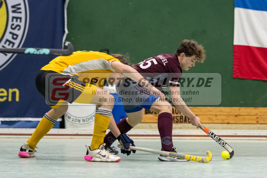 SFE_20230304_0001 | Deutsche Meisterschaft Männliche U16 Halle 2023 am 04.03.2023 in Köln (KTHC Stadion Rot-Weiss Köln Tennis and Hockey Club), Photo: Stephan Fehrmann 2022 (Sports-Gallery)