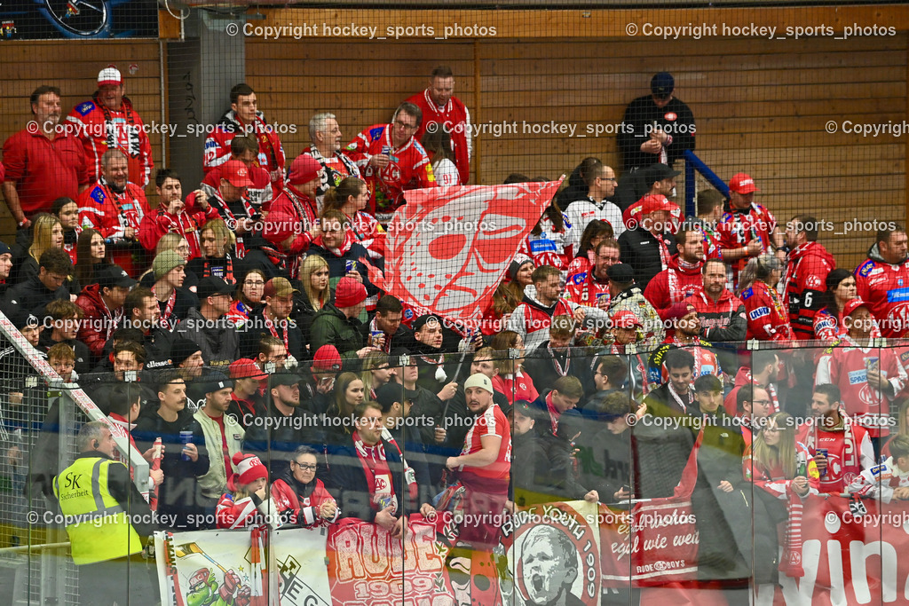 EC IDM WÄRMEPUMPEN VSV vs. EC KAC | EC KAC Fans, EC IDM WÄRMEPUMPEN VSV vs. EC KAC, EC IDM WÄRMEPUMPEN VSV vs. EC KAC am 02.02.2025 in Villach (Stadthalle Villach), Austria, (Photo by Bernd Stefan)