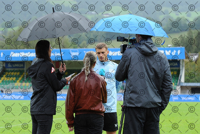 DSC_7101b | Hertha BSC, 2.Bundesliga, Herren, Saison 2025/26, Interview mit Michael Cuisance ( Hertha BSC ), Trainingslager Kitzbühel, Österreich 16.07. 2025     Foto:  Ralf Gebhardt - Realisiert mit Pictrs.com