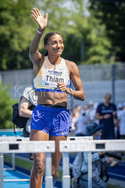 Multisport Event; Ratingen, 27.06.2026 | RATINGEN, GERMANY - JUNE 27, 2026 : Nafissatou Thiam (BEL / Belgium) competing during the Multisport Event at Stadion Ratingen on June 27, 2026 in Ratingen, Germany.