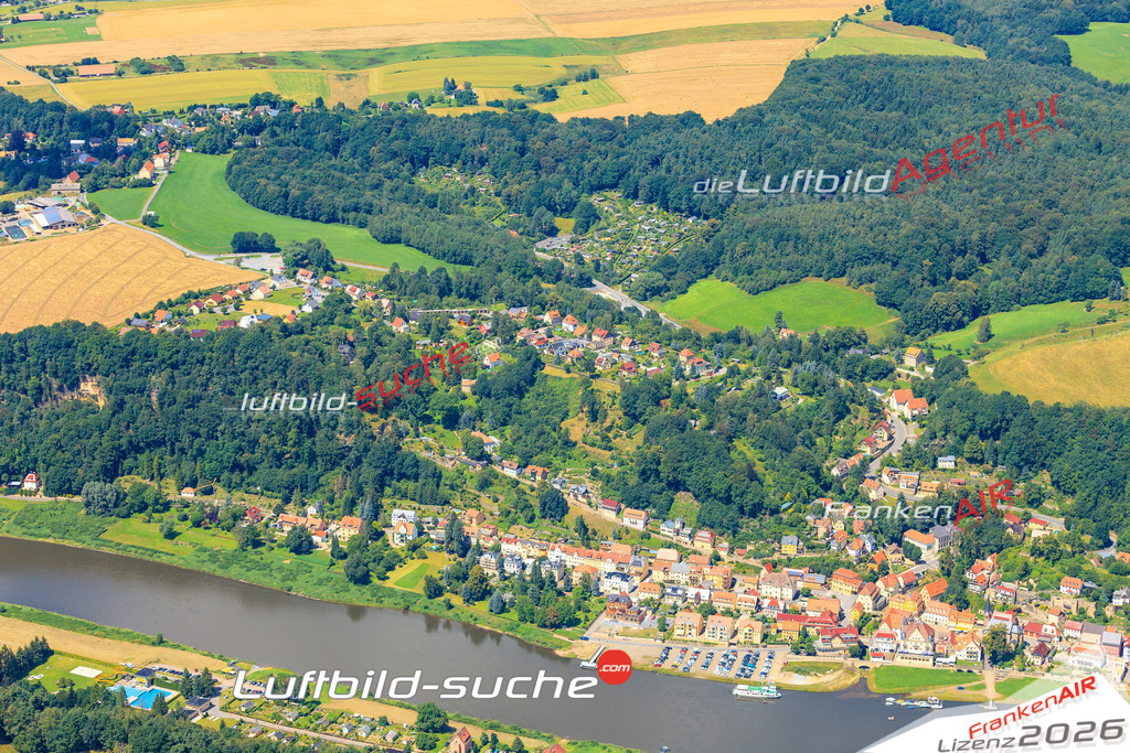 Die Luftaufnahme der Stadt Stadt-wehlen wurde vom UL-Flugzeug heraus erstellt ( keine Drohne )- hohe Auflösung für beste Qualität