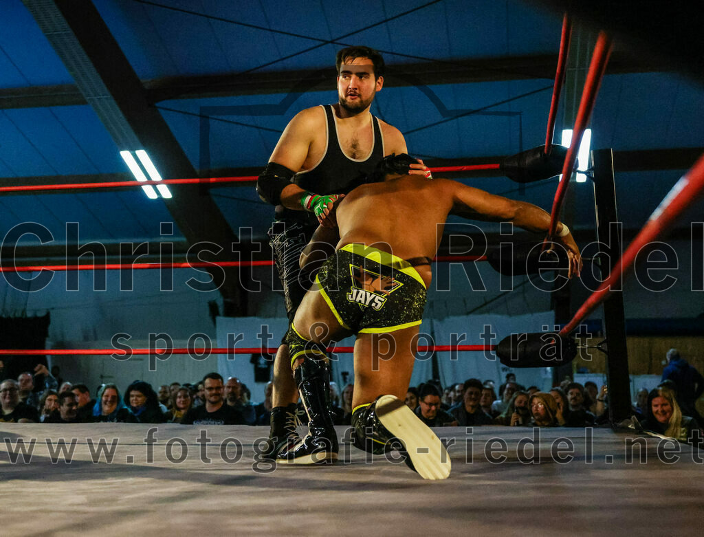 2023-11-11_030_Erding_Wrestlingshow | Erding, Deutschland, 11.11.2023:
Wrestling, Saison 2023, EWS Wrestling ERDING

Foto: Christian Riedel / fotografie-riedel.net