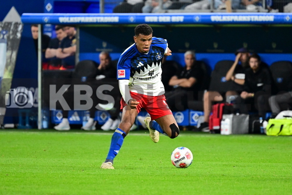 KBS Picture_HSV-FCStPauli_027 | Koenigsdoerffer Ransford-Yeboah (HSV) ,Sportplatz :  Volksparkstadion,Hamburger Derby, - Realisiert mit Pictrs.com