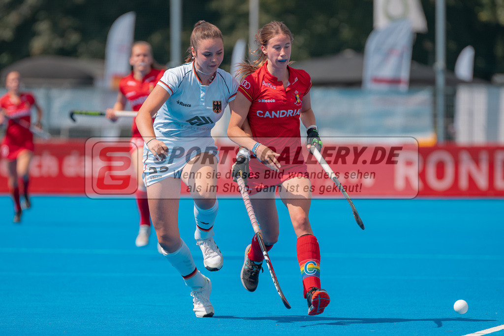 HK_20230712_101548 | Euro Hockey WU18 Belgium vs Germany Championship Girls & Boys am 12.7.2023 CHTC , Krefeld ,