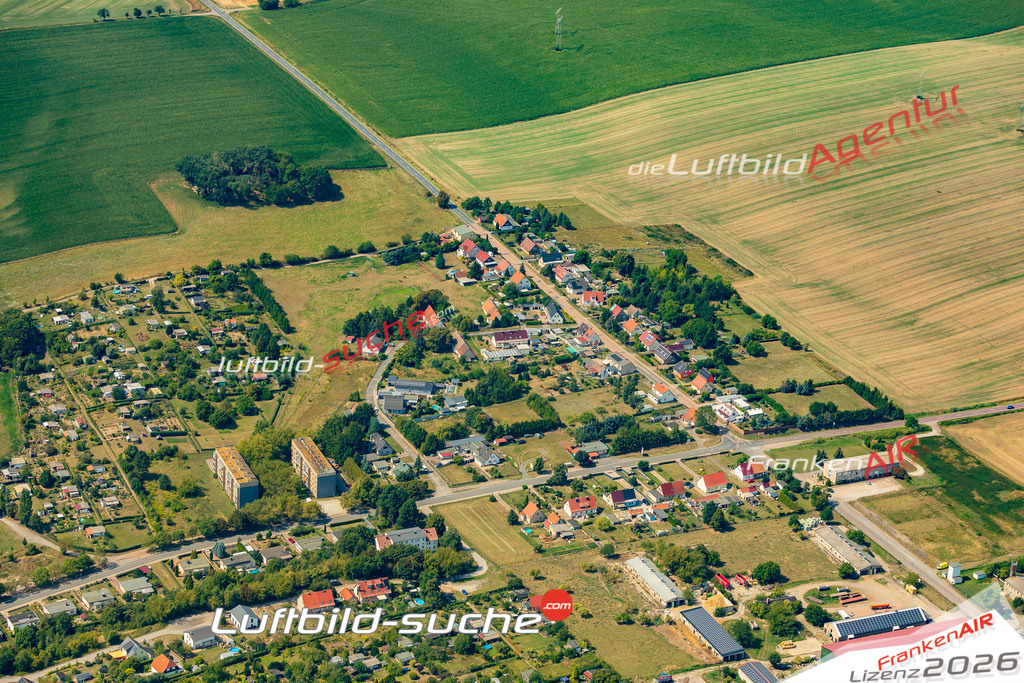 Schöne Luftaufnahme als Geschenk in Bellebener Straße Gerbstedt - Die Luftbildaufnahme wurde 2025 vom UL-Flugzeug heraus erstellt ( keine Drohne ) - Hochauflösende Luftaufnahme -Nicht vergleichbar mit Google Maps oder Satelittenbilder- Die Geschenkidee !Mit Lizenz und Bildrechte bestellbar