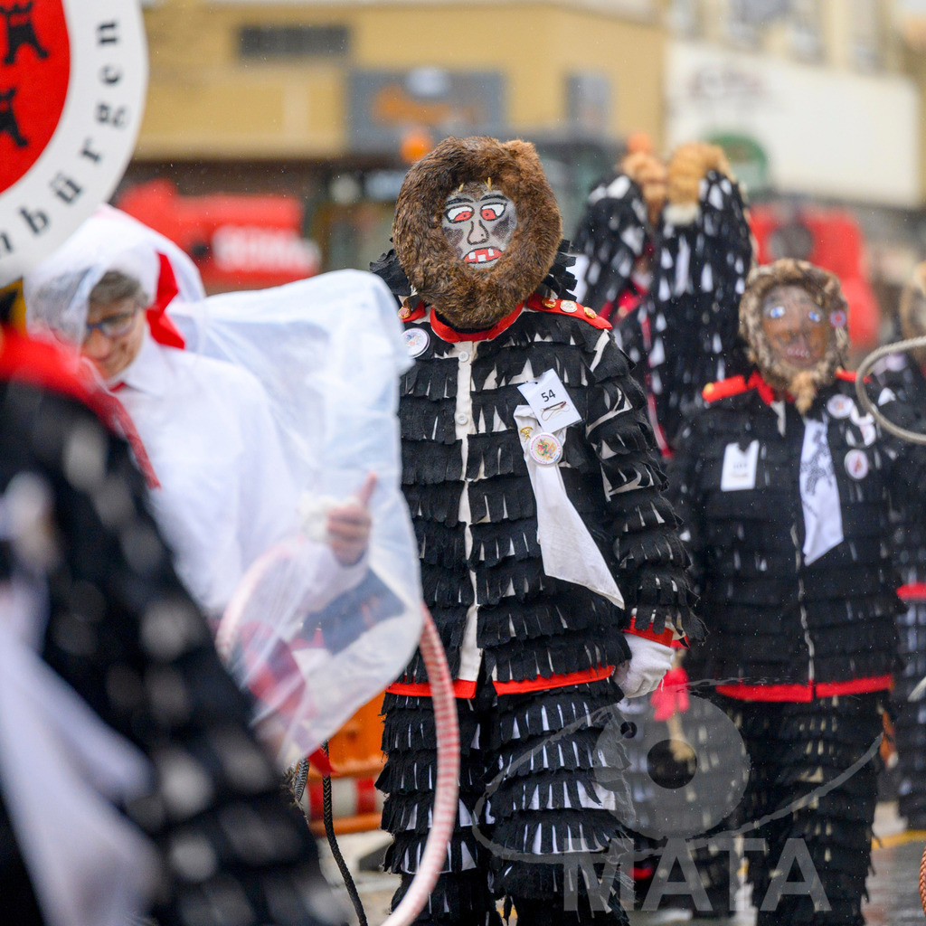 _DWA2334-2 | Trotz Nieselregen schlängelte sich der „Gaudiwurm“ am Sonntag durch die Nürnberger Innenstadt an tausenden Faschingsfans vorbei.  Nürnberg, 11.02.2024 - Realisiert mit Pictrs.com