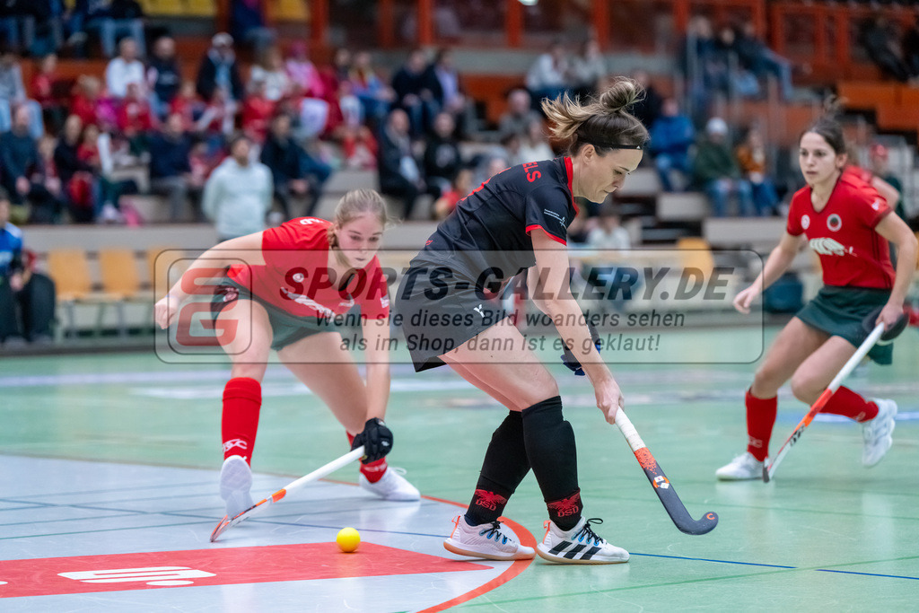 HK_20241214_100076 | 2. Bundesliga Halle Damen Crefelder HTC - DSD Düsseldorf am 14.12.2024 Halle Glockenpitz, Krefeld ,