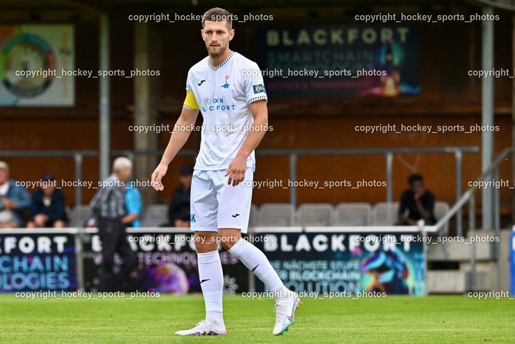 SAK vs. ATUS Ferlach | #22 Leo Ejup SAK, SAK vs. ATUS Ferlach, SAK vs. ATUS Ferlach am 01.08.2025 in Klagenfurt (Sportpark Welzenegg), Austria, (Photo by Bernd Stefan)