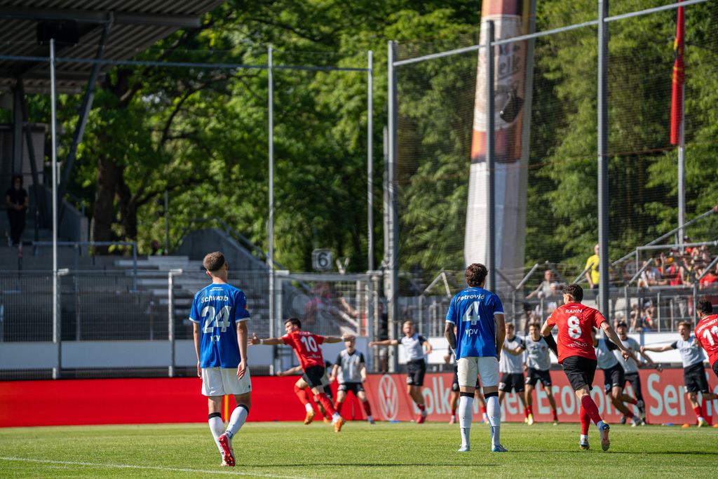 Stuttgarter Kickers vs. SG Sonnenhof Großaspach, Fussball, WFV-Pokal, Finale, 23.05.2026 | Mert Tasdelen (SG Sonnenhof Großaspach, #10) jubelt nach Treffer zum 1:3,Stuttgarter Kickers vs. SG Sonnenhof Großaspach, Fussball, WFV-Pokal, Finale, 23.05.2026