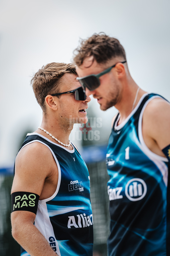 Beachvolleyball | Männer | German Beach Tour 2024 | Tourstop Bremen | 08.06.2024 | v.l. Daniel Kirchner und Jonas Sagstetter