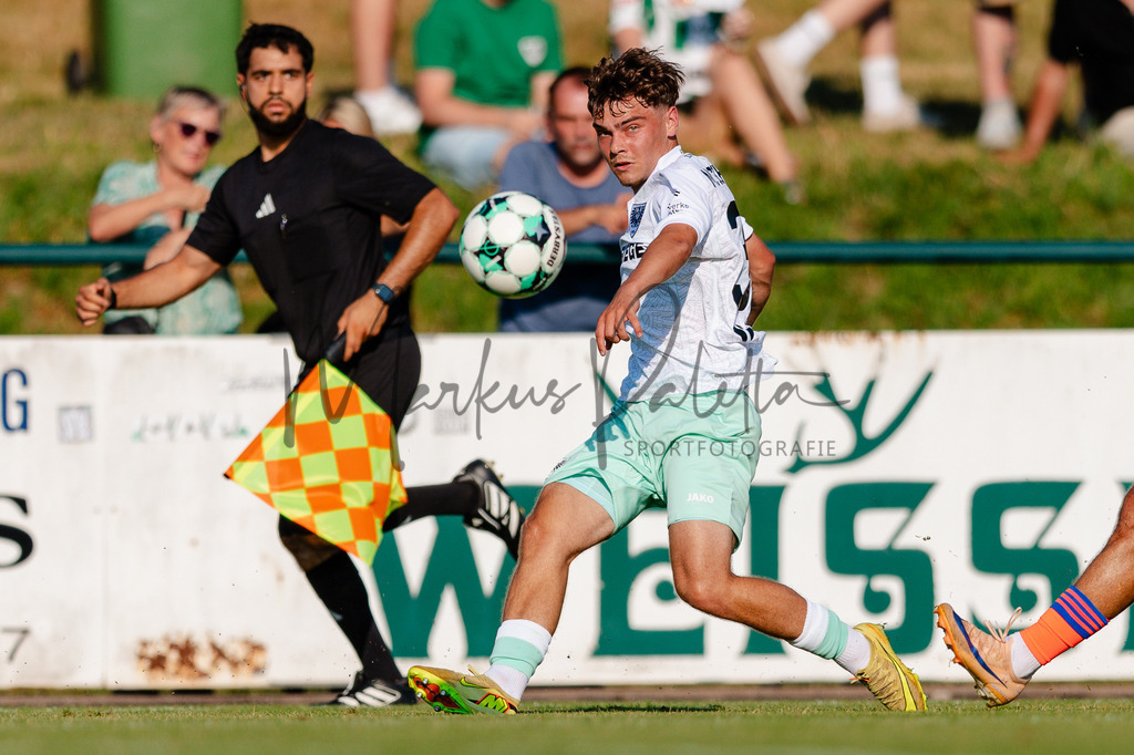 Testspiel, Saison 2026/27: SC Preußen Münster - Kickers Emden | Billerbeck, 10.07.2026: Testspiel, SC Preußen Münster gegen Kickers Emden auf der Anlage des DJK Billerbeck in Billerbeck. Foto: sportfotografie.ms | Markus Paletta - Realisiert mit Pictrs.com