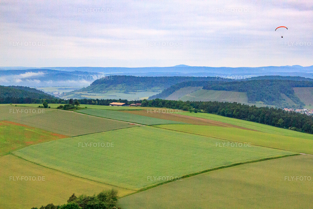 Luftbild: Kurz vor dem Ramsthal in Ramsthal im Bundesland Bayern in Deutschland. Foto: IMG_65913.jpg vom 30.05.2014 durch Werner Riehm/FLY-FOTO.de