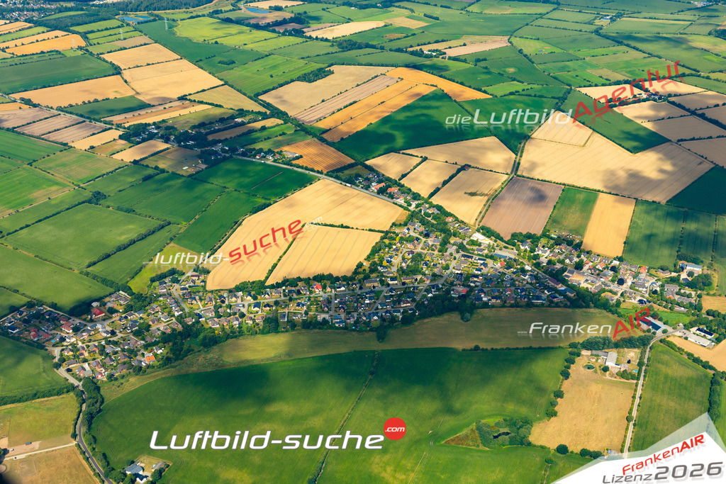 Die Luftaufnahme Unaften - Handewitt wurde 2022 vom Flugzeug aus (keine Drohne) erstellt. Hohe Auflösung -für große Poster und Wandbilder geeignet - Garantiert!