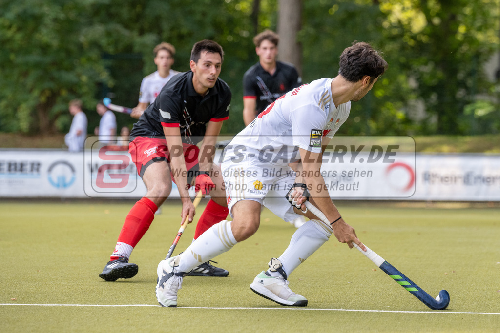 SFE_20230916_0012 | Hockey 1. Bundesliga Herren Rot-Weiss - TSV Mannheim am 16.09.2023 in Köln (KTHC Stadion Rot-Weiss Köln Tennis and Hockey Club), Photo: Stephan Fehrmann 2023 (Sports-Gallery),Elian Mazkour ( Rot-Weiss Köln #26 )