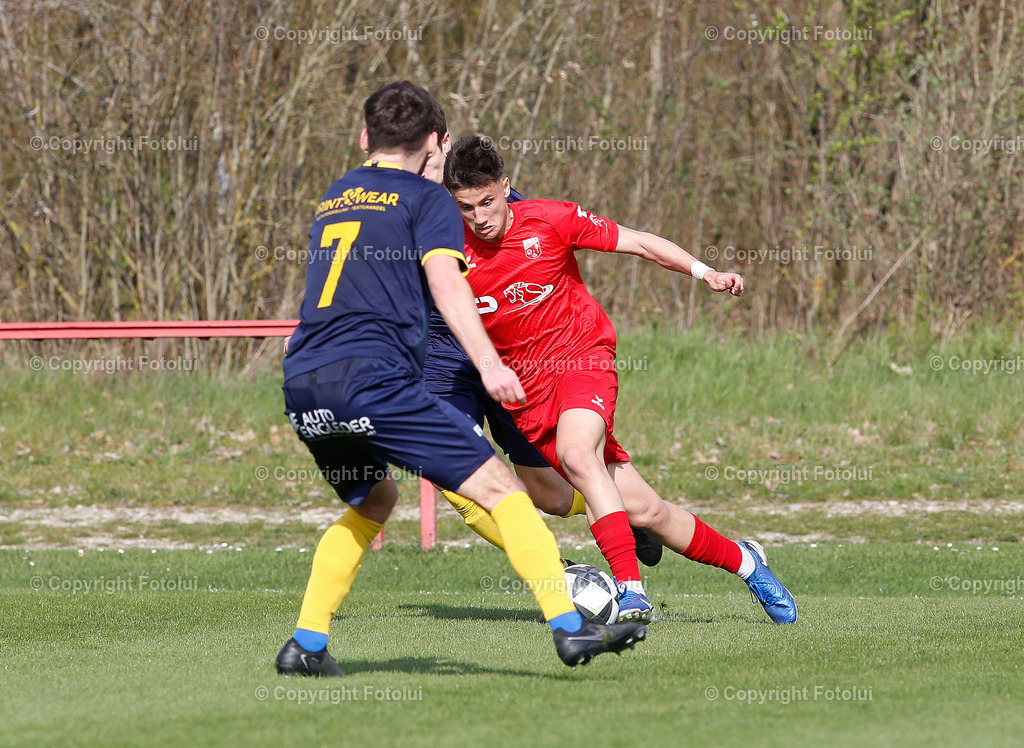 A_LUI_05052025_17 | SPORT,FUSSBALL LL.OST 05.04.2025 IM BILD:VELJKO RAKIC  (OEDT1B)-JULIAN AIGELSDOFER (PUTZLEINSDORF) FOTO:  FOTOLUI