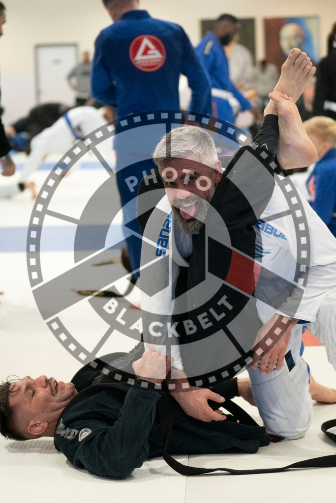 20240119PBB0792 | Fighters compete during the IBJJF European Championship in Paris, France, on January 19, 2024.