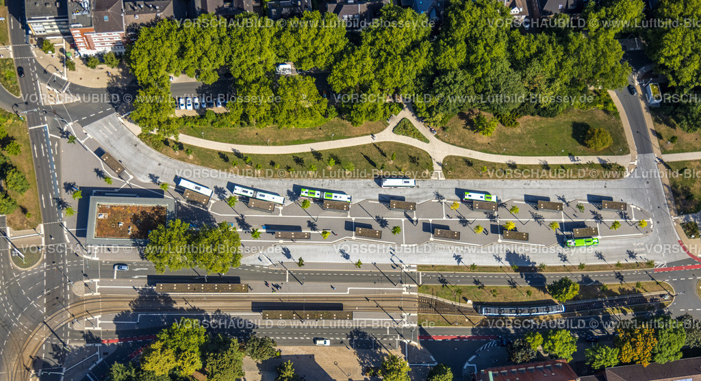 Gelsenkirchen220801817Buer | Luftbild, Busbahnhof am Rathaus Buer, Buer, Gelsenkirchen, Ruhrgebiet, Nordrhein-Westfalen, Deutschland
