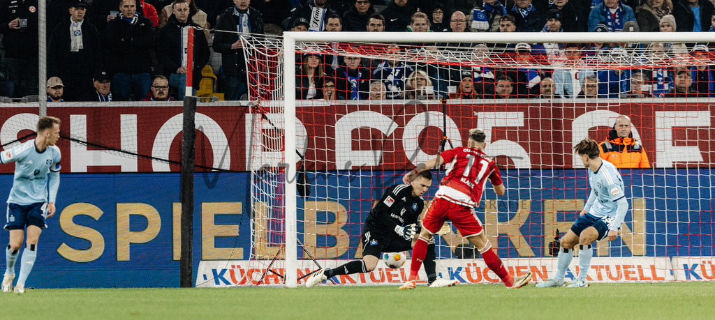 2. Bundesliga, Saison 2023/24, 25. Spieltag: Fortuna Düsseldorf - Hamburger SV | Düsseldorf, 08.03.2024: 2. Bundesliga, 25. Spieltag, Fortuna Düsseldorf gegen Hamburger SV in der Merkur Spiel-Arena in Düsseldorf. Foto: sportfotografie.ms | Markus Paletta - Realisiert mit Pictrs.com