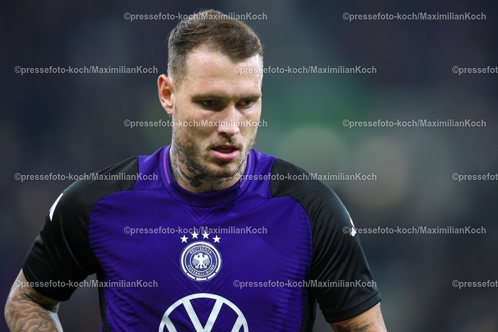 DFB10102502017 | 10.10.2025, Fußball, Länderspiel, Deutschland - Luxemburg, UEFA WM-Qualifikation, 2025/2026, Gruppe A, PreZero Arena in Sinsheim: David Raum (GER #22) DFB regulations prohibit any use of photographs as image sequences and or quasi-video.