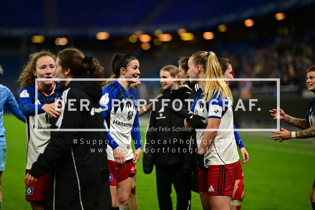 Fußball I Frauen I Saison 2025-2026 I DFB-Pokal I Achtelfinale I Hamburger SV - Bayer 04 Leverkusen I 18388 | Der Sportfotograf. - Realisiert mit Pictrs.com