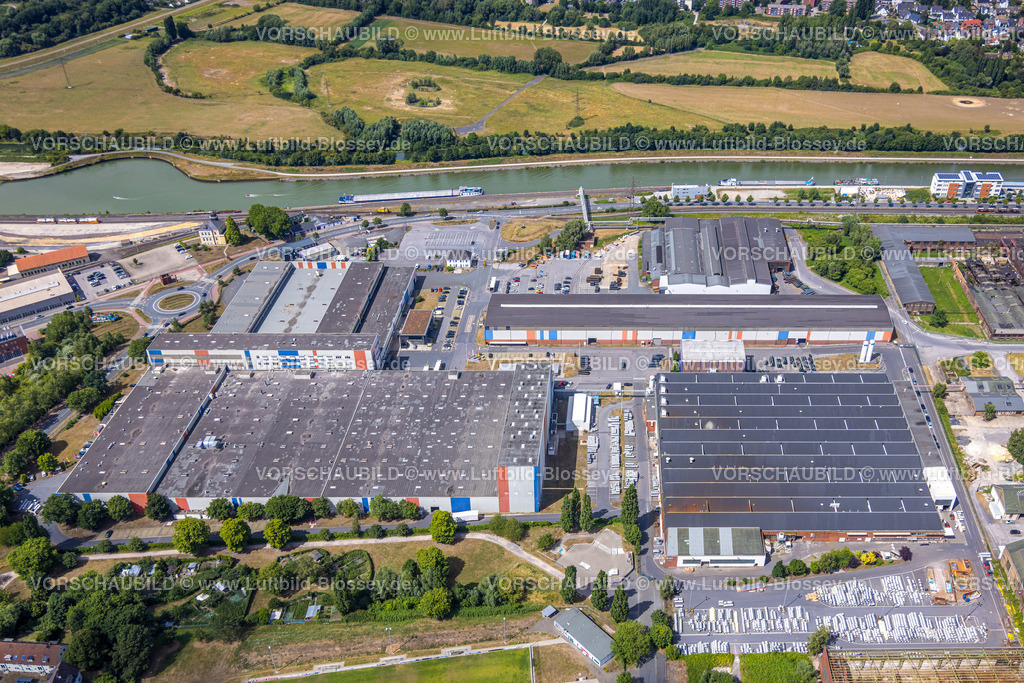 Hamm220707102 | Luftbild, Voestalpine Böhler Firmengelände, Altes Union Gelände der Thyssen Draht AG, Hafenstraße, Datteln-Hamm-Kanal, Mitte, Hamm, Ruhrgebiet, Nordrhein-Westfalen, Deutschland