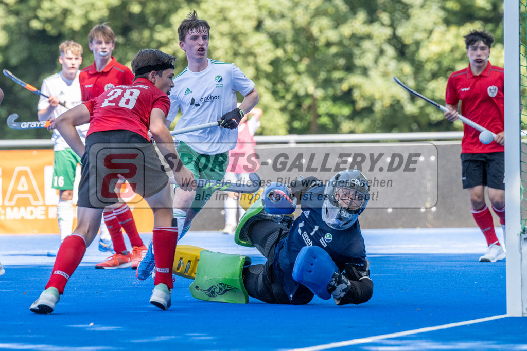 SFE_20230708_0089 | EuroHockey EM U18 Boys Austria vs Ireland am 08.07.2023 in Krefeld (Gerd-Wellen-Hockeyanlage), Photo: Stephan Fehrmann 2023 (Sports-Gallery)