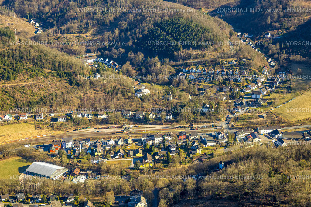 Hagen250302944 | Luftbild, Wohngebiet Waldsiedlung Ortsteil Priorei, Dahl, Hagen, Ruhrgebiet, Nordrhein-Westfalen, Deutschland