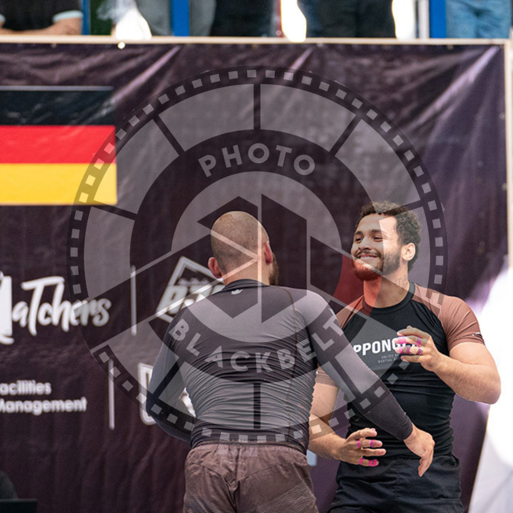 20230826PBB54493 | Fighters compete during the AJP INTLPRO BJJ and grappling competition in Hamburg, Germany, on August 26 2023.