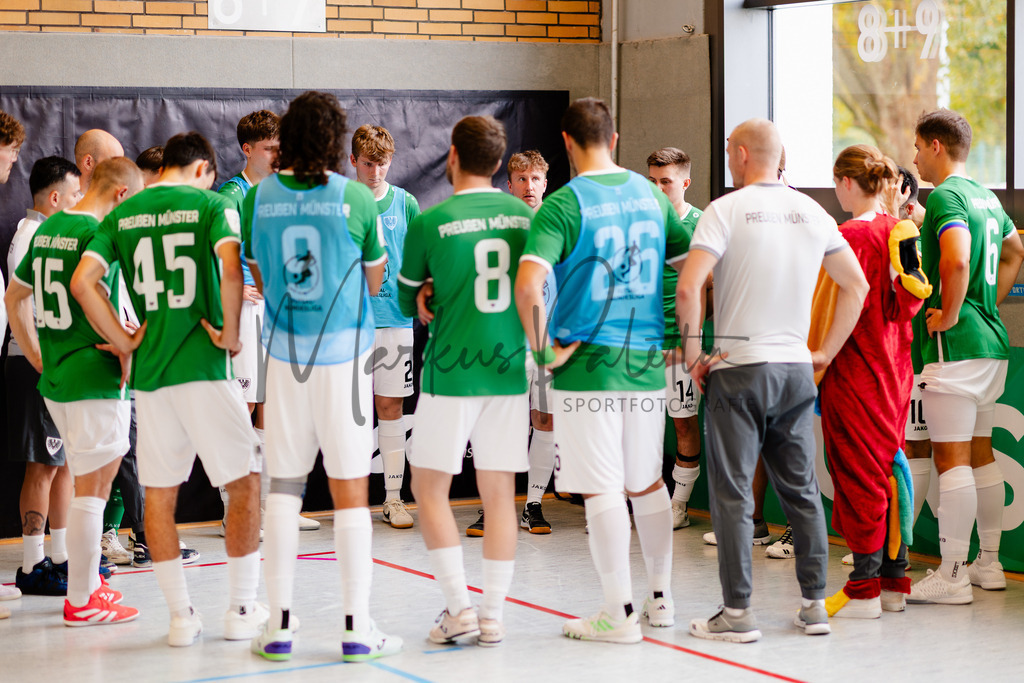 Futsal-Bundesliga, Saison 2025/2026, 4. Spieltag: SC Preußen Münster - SV Pars Neu-Isenburg | Futsal-Bundesliga, Saison 2025/2026, 4. Spieltag, SC Preußen Münster empfängt SV Pars Neu-Isenburg in der Universitäts-Sporthalle in Münster. Foto: sportfotografie.ms | Markus Paletta - Realisiert mit Pictrs.com
