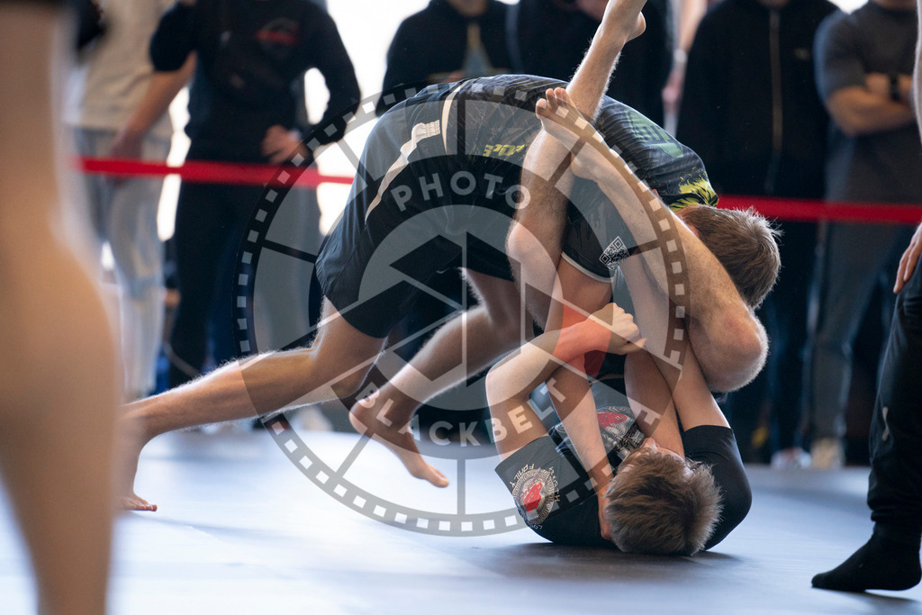 20240309PBB4686 | Fighters compete during the International Luta Livre (ILLCS) Spring Championship in Hannover, Germany, on March 9, 2024.